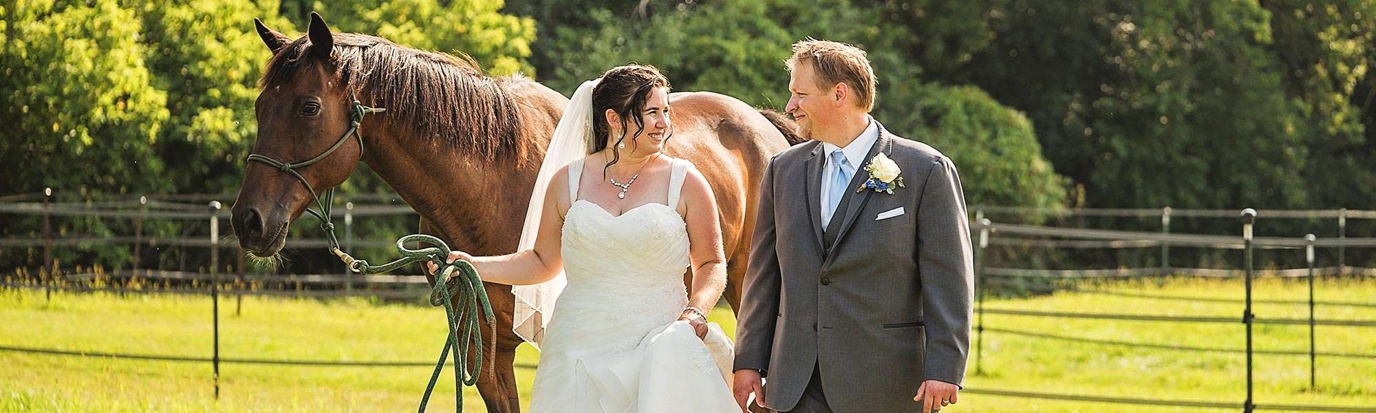 Rachel & Bryan’s Late-Summer Wedding at the Oconomowoc Community Center