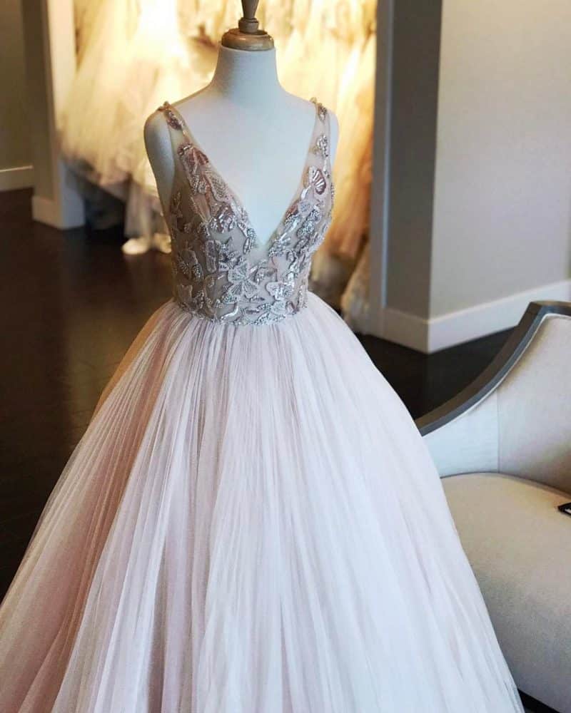 Beautiful full wedding gown
