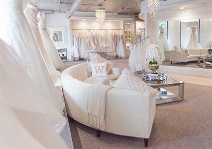 beautifully decorated and comfortable inside White Dress