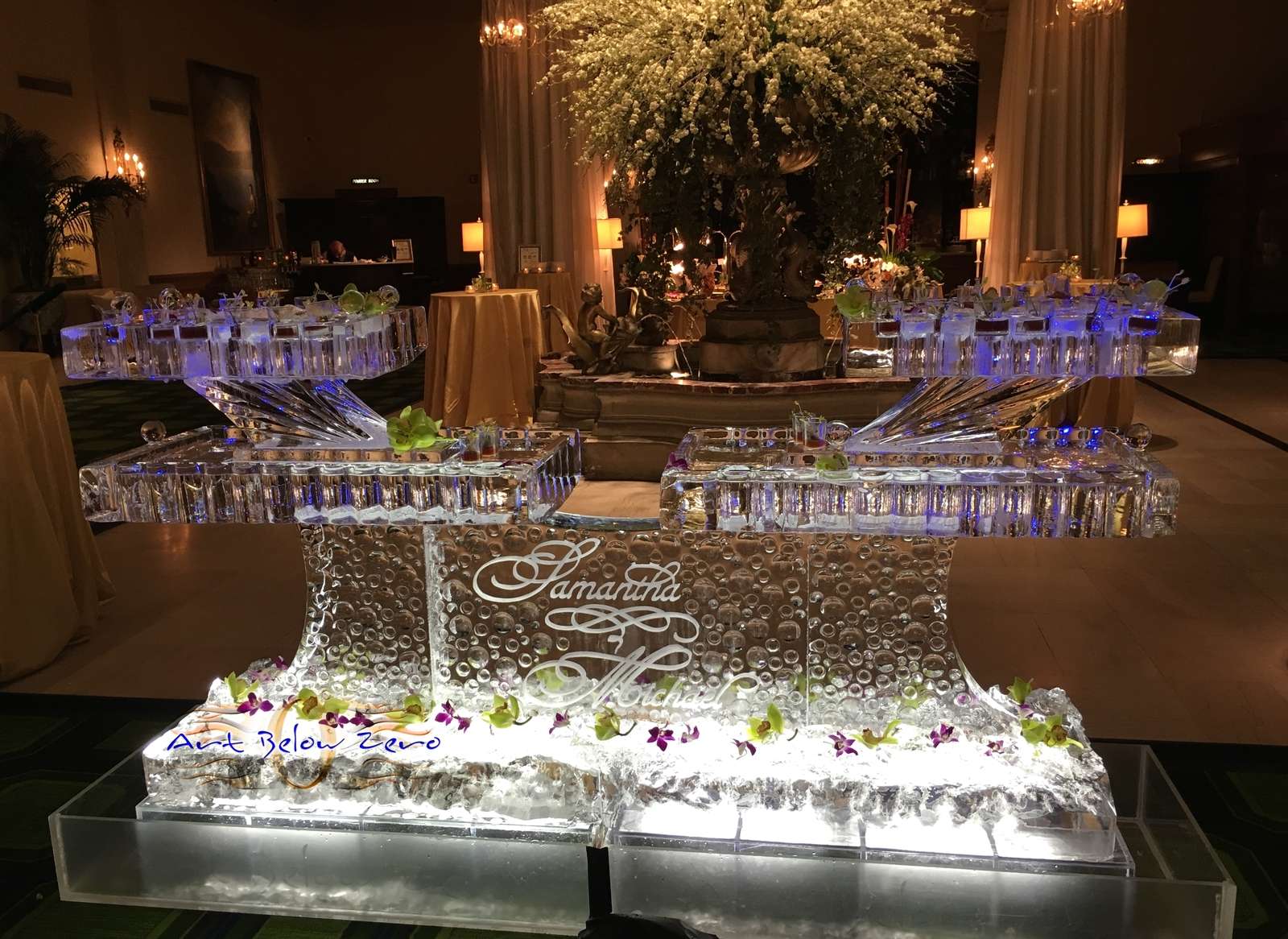 Bubbly_Ice_Seafood_table_for_Samantha___Michael Art Below Zero