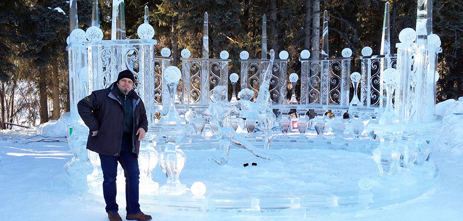 Local Ice Sculpture Artist Wins 4th Place in Alaska Competition