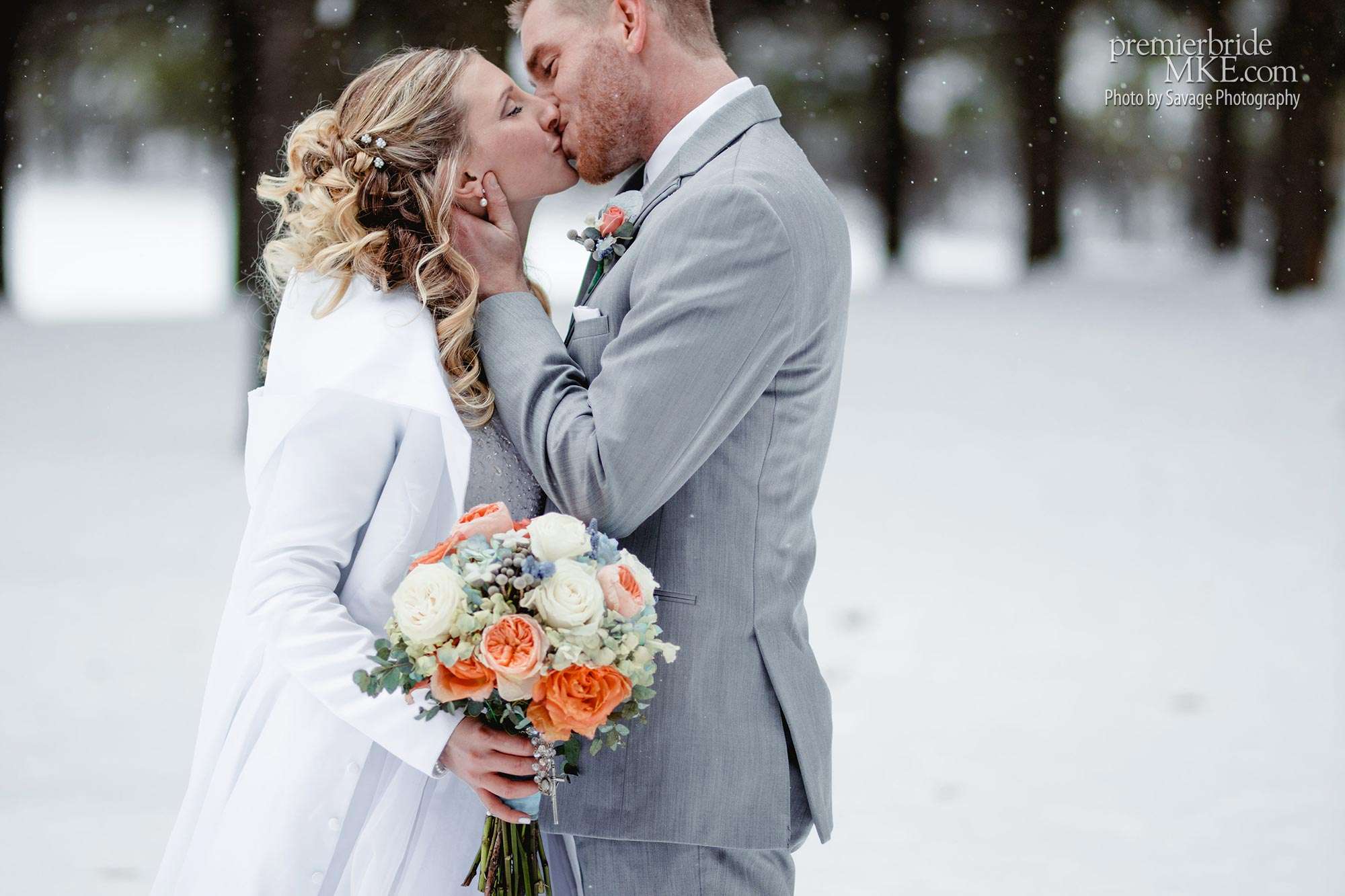 Max & Cassie’s Winter Wedding at the Chandelier Ballroom
