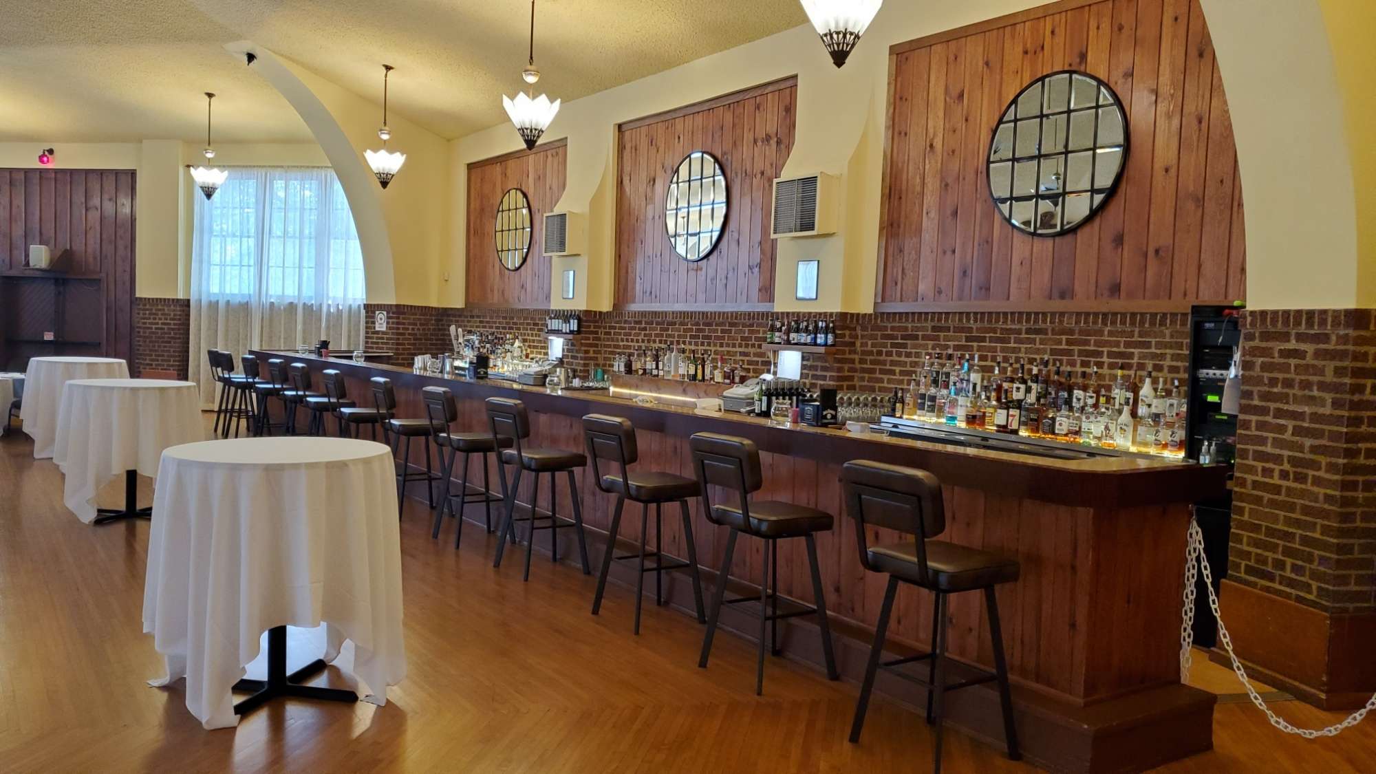 The updated bar area at the Chandelier Ballroom in Hartford, WI.