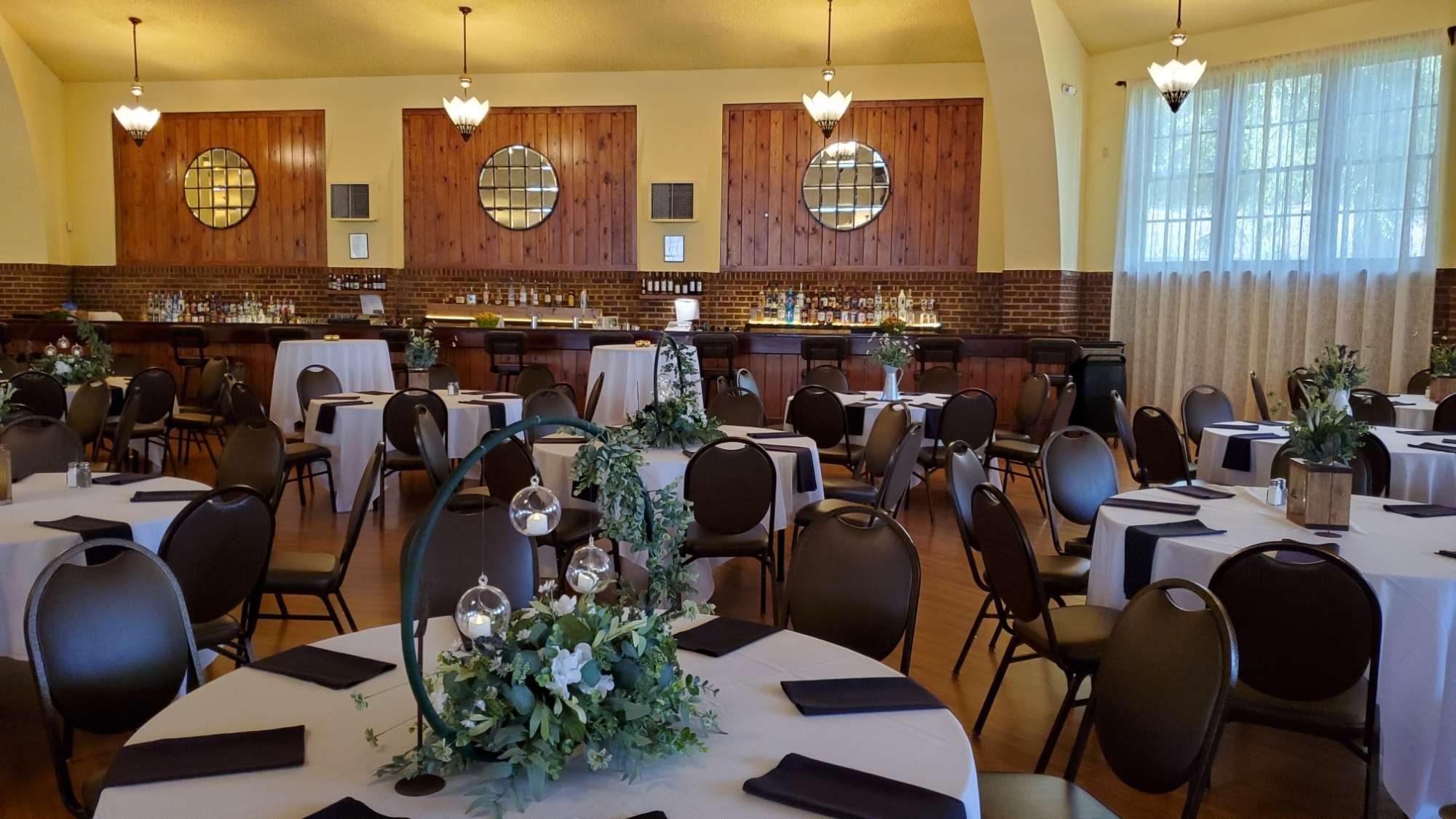 Chandelier Ballroom bar.