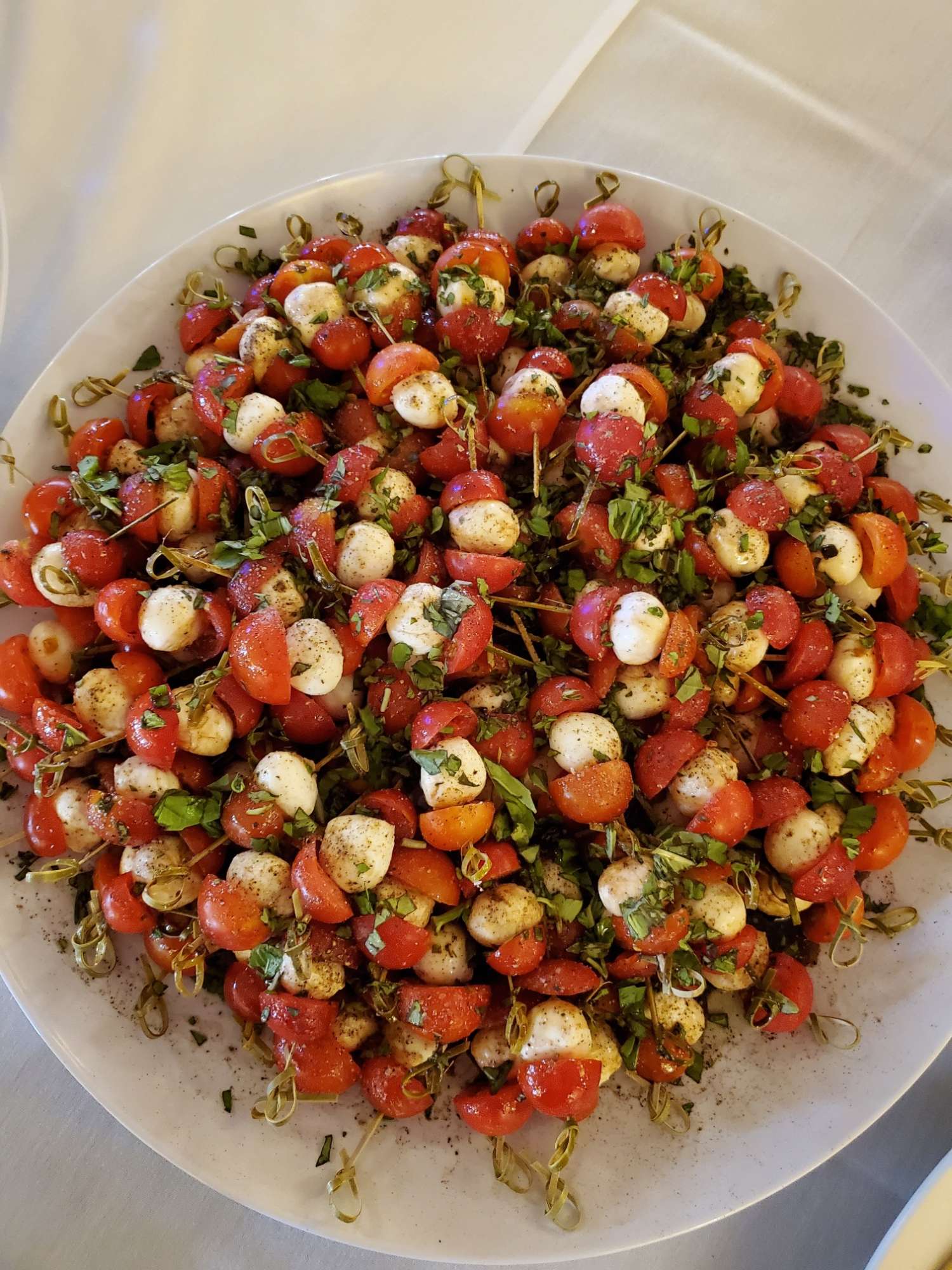 Plate of appetizers from the Chandelier Ballroom in Hartford, WI