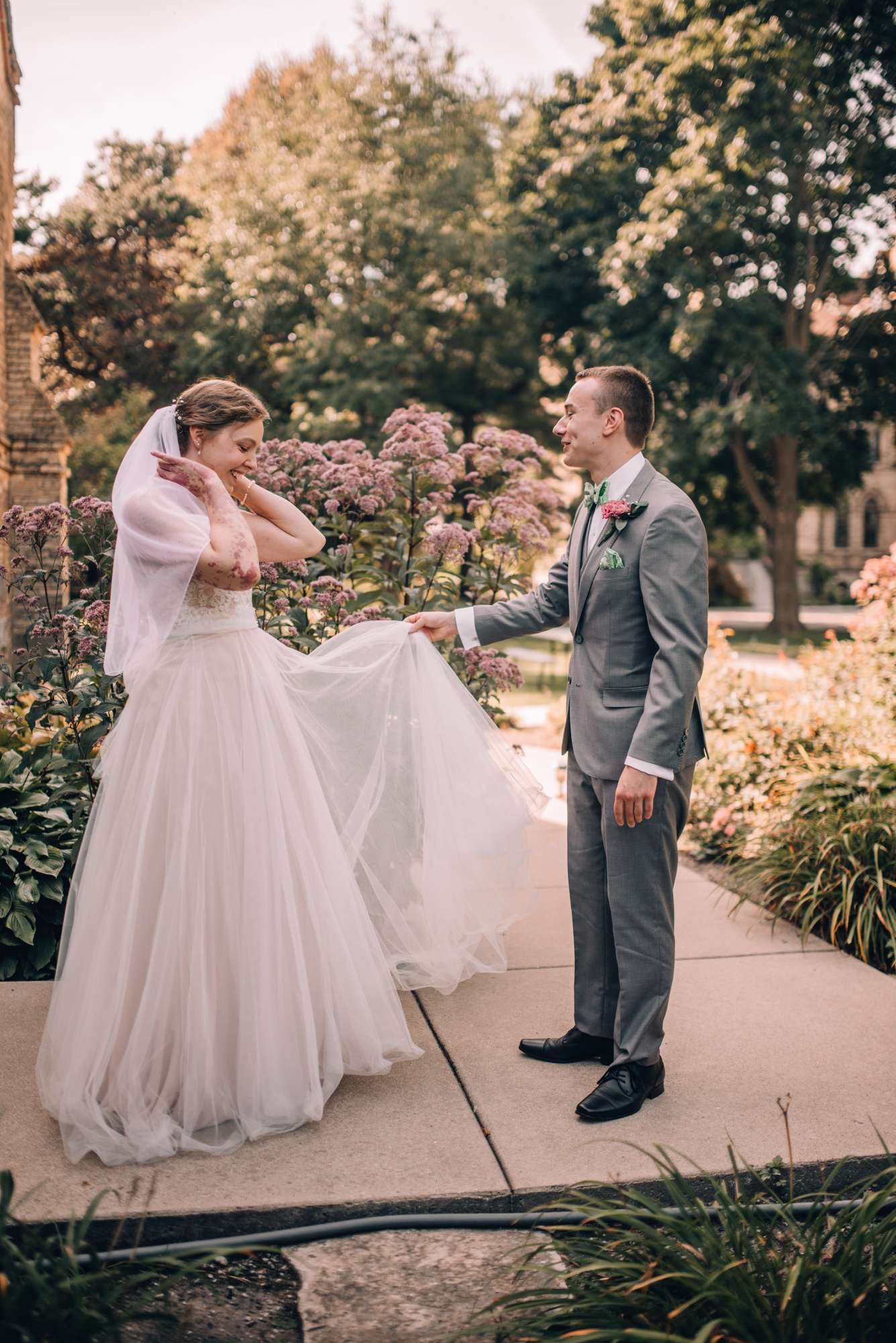 Beautiful bride at the Dekoven Center