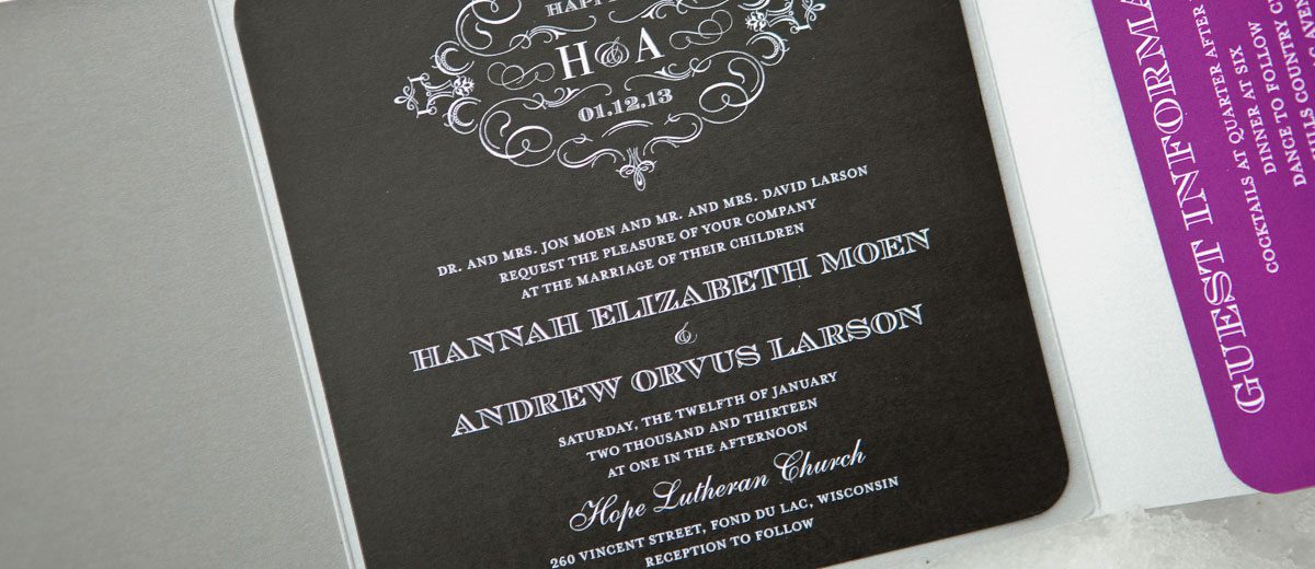 Invitations, the First Impression