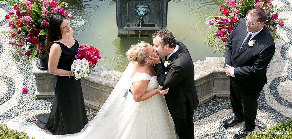 Intimate, Outdoor Villa Terrace Wedding