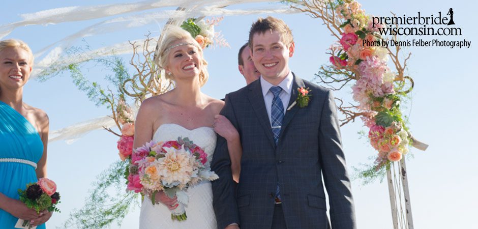 Real Wedding: Kara and Luke Destination Wedding with a Milwaukee Reception