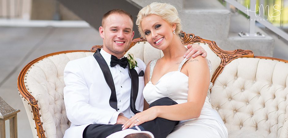 Samantha & Kyle’s Tented Lakefront Wedding at the Milwaukee War Memorial