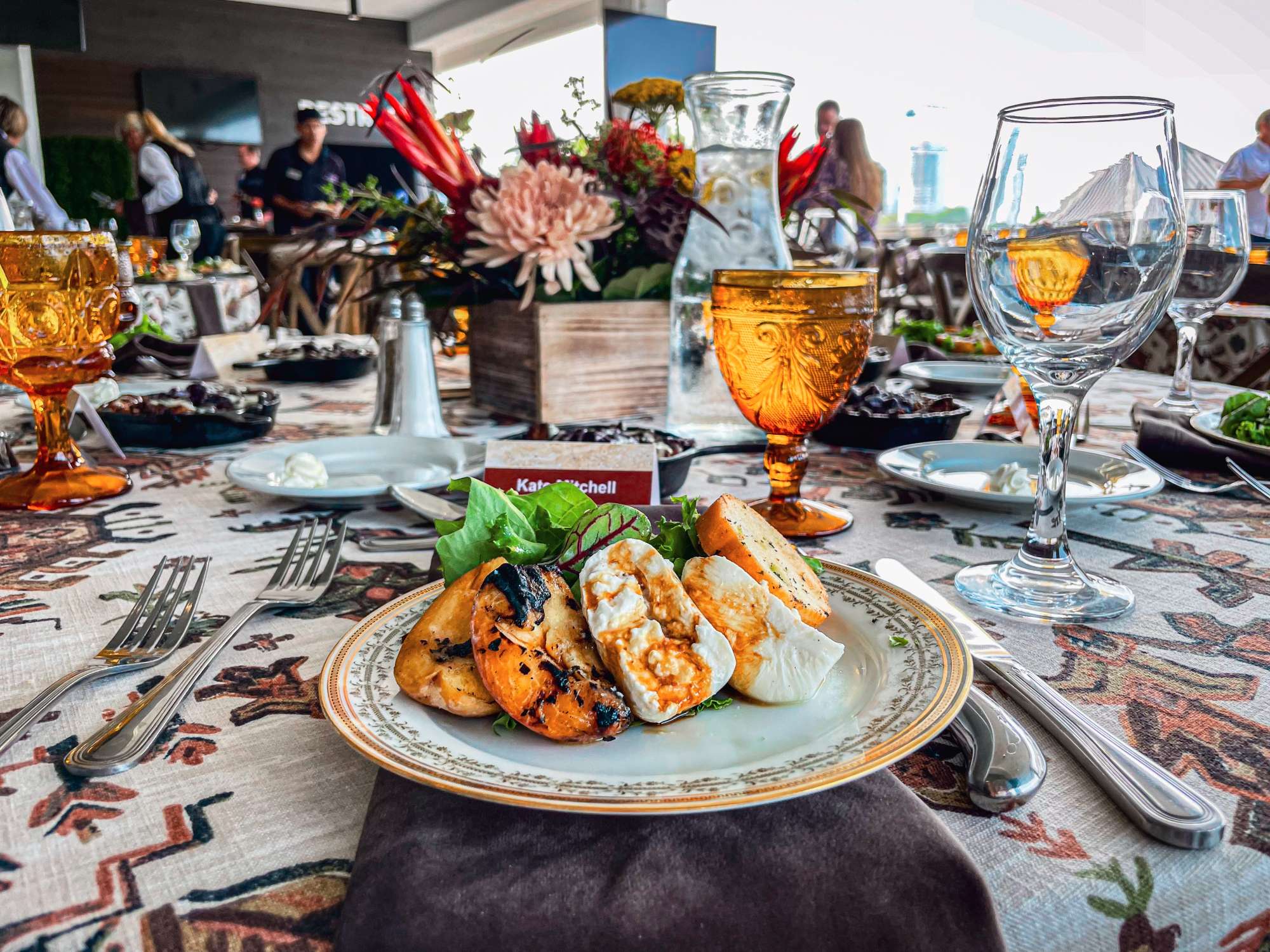 Plated options, family style, as well as buffet options are provided by Saz's Catering in Milwaukee, WI