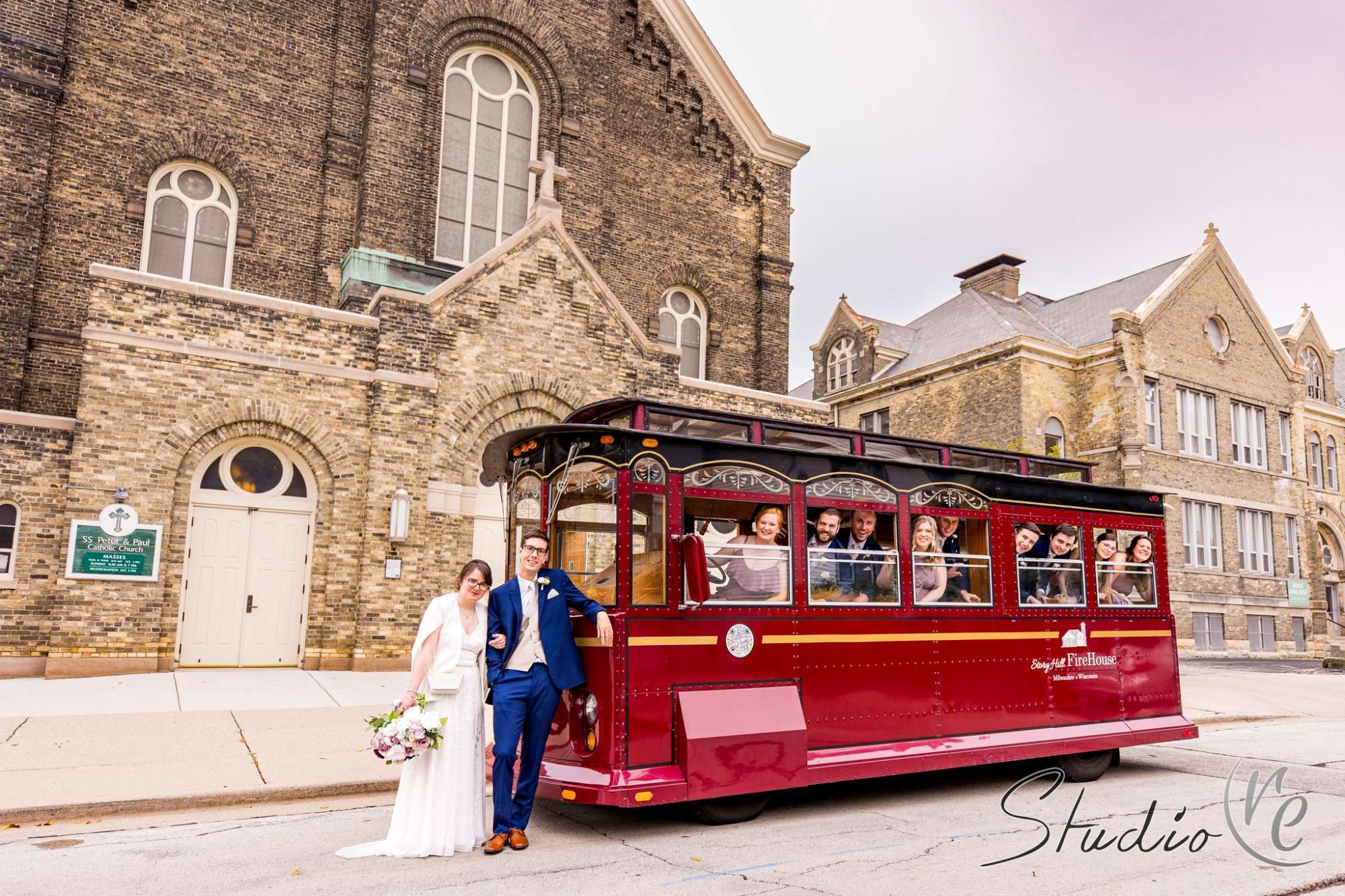 story-hill-firehouse-milwaukee-trolly-church