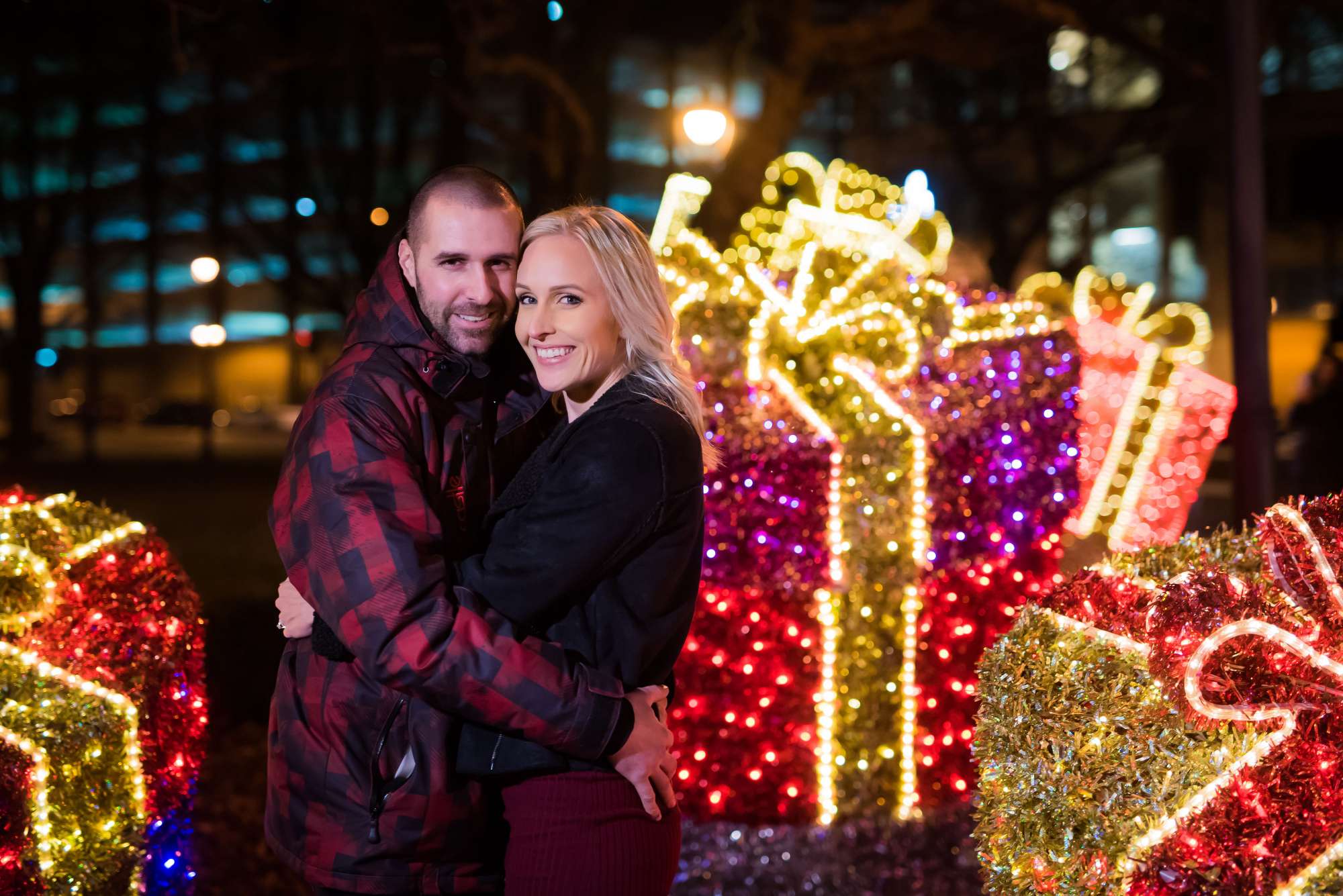 A Special Holiday Engagement for a Local Milwaukee Couple
