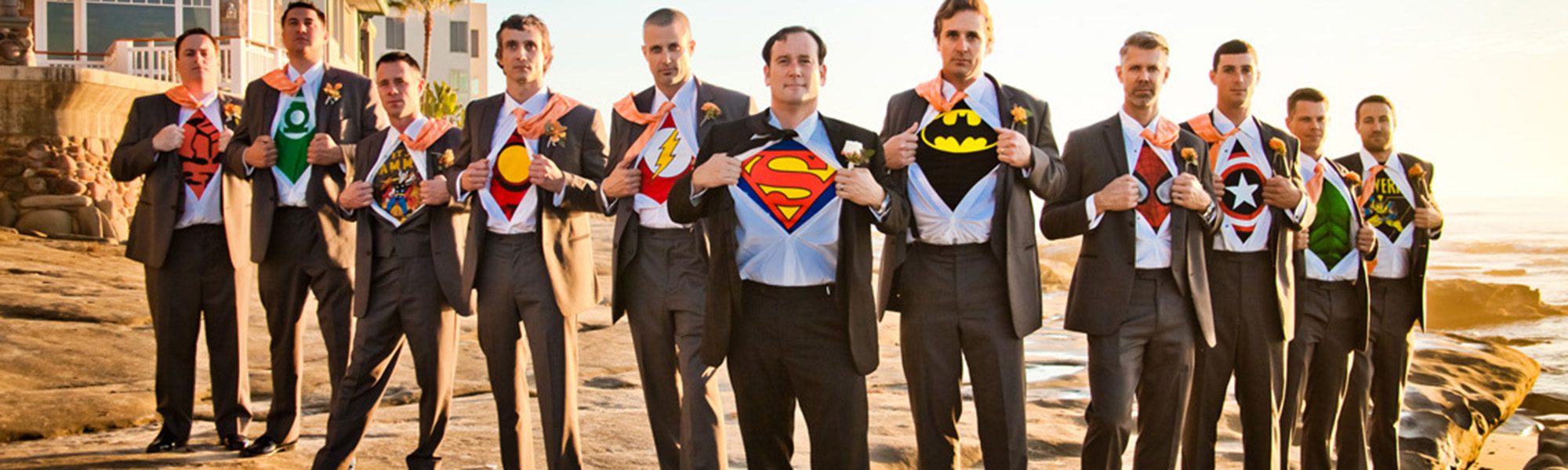 Grooms Get Personal: Cigar Bars, Signature Drinks & Superhero Tees
