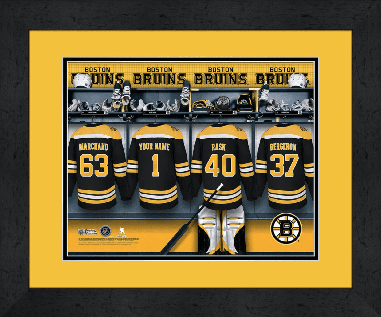 Personalized Locker Room Print