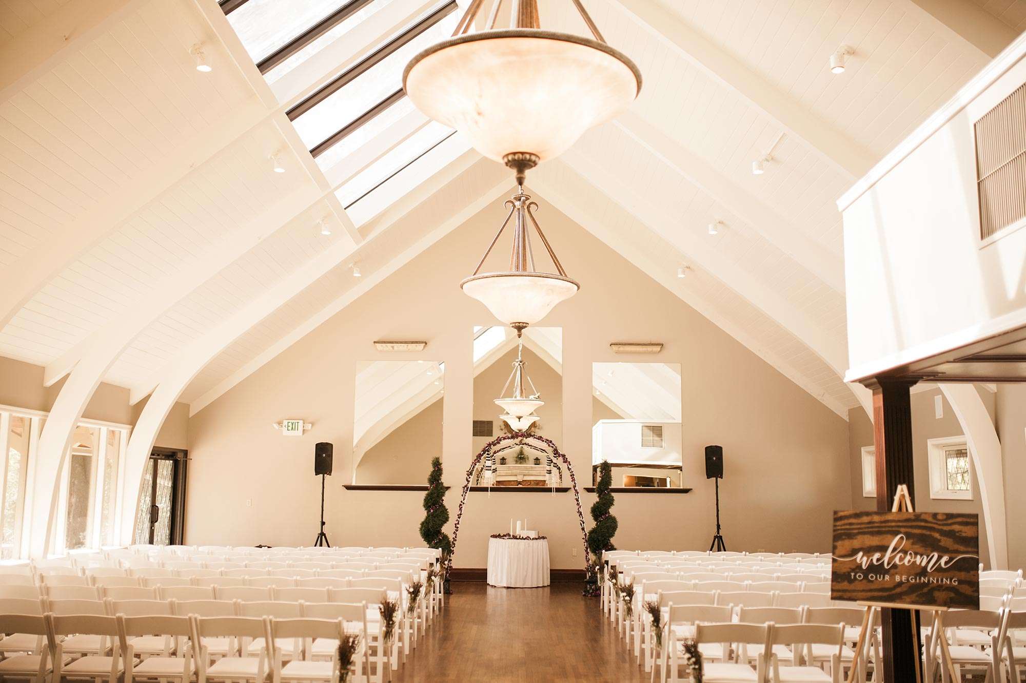 The ceremony location at The Red Circle Inn & Bistro The ceremony location at The Red Circle Inn & Bistro