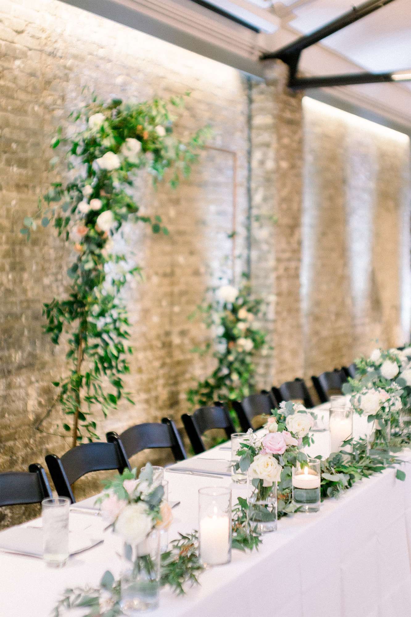 Head table at wedding reception- The Gage