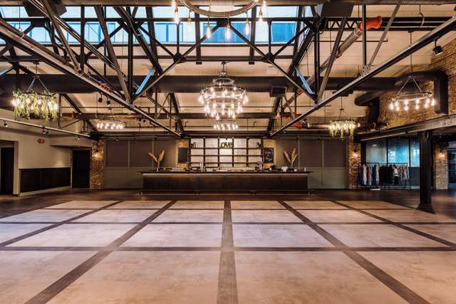 Seating for up to 300 guests at the Gage