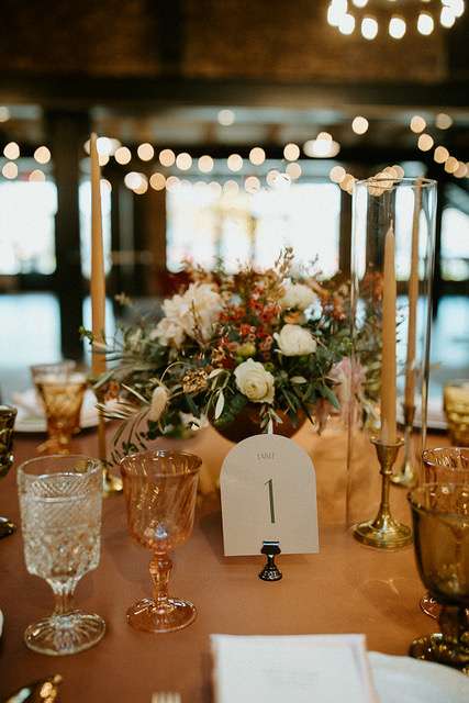 Elegant tablescape at the Gage