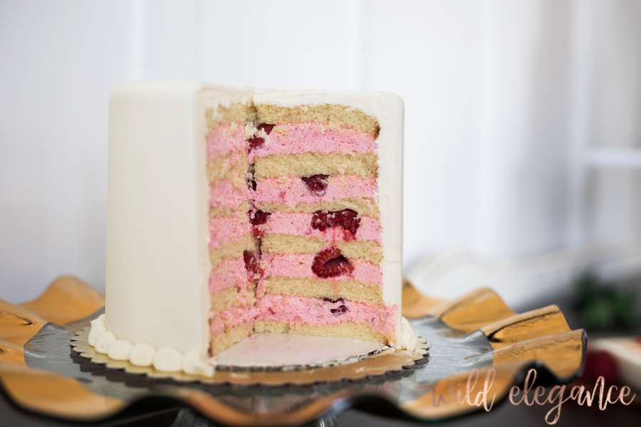 simmas-bakery-raspberry-chambord-cake Simma's wedding cake with Raspberry Chambord Mousse filling