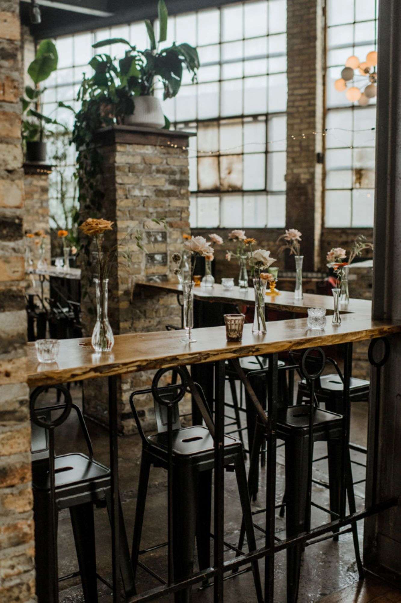 Cocktail Hour in the bar area at the Cooperage, Milwaukee.