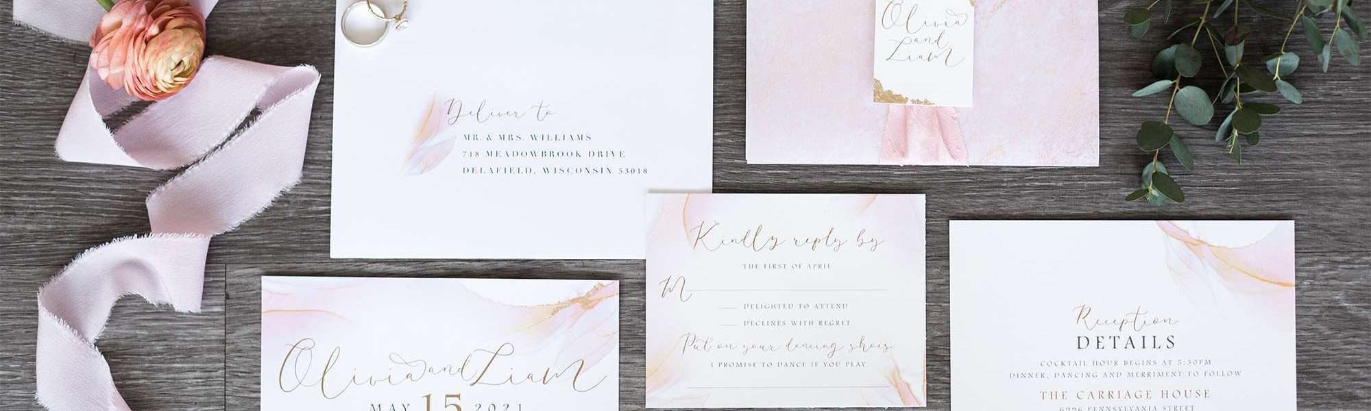 4 Wedding Invitation Trends by Paperwhites
