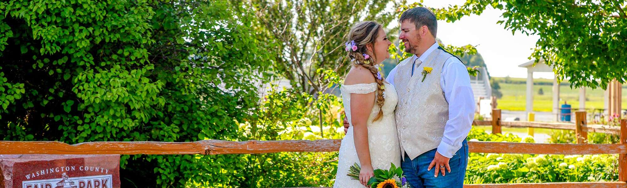 Bethany & Justin’s DIY Barn Wedding at Washington County Fair Park