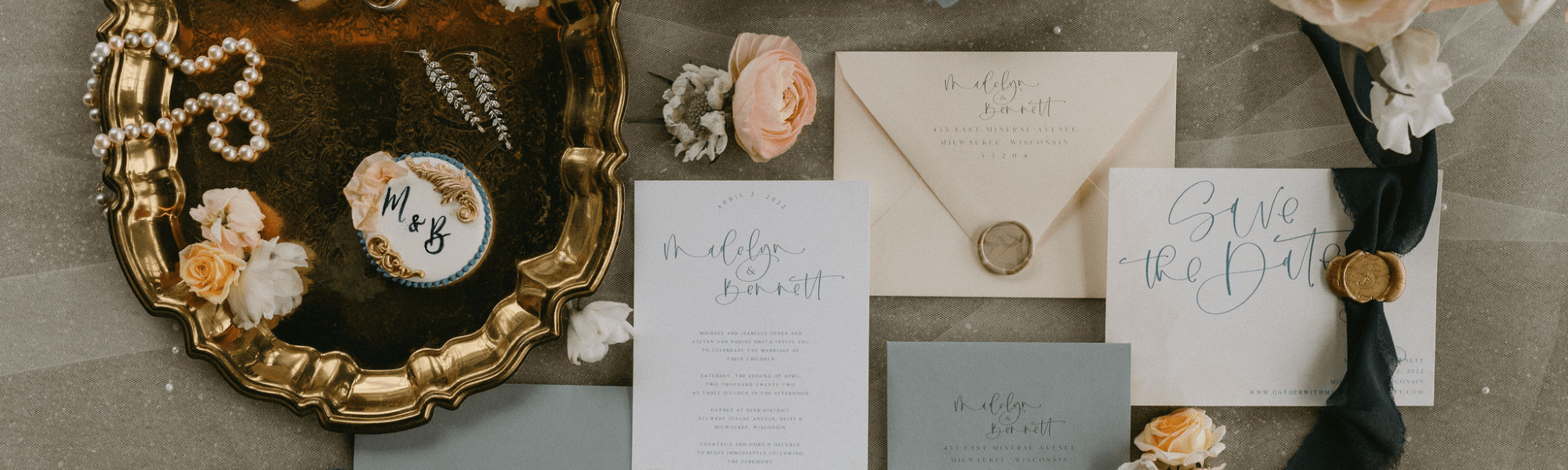 Milwaukee Styled Wedding Shoot: Florist, Invitations & Cake