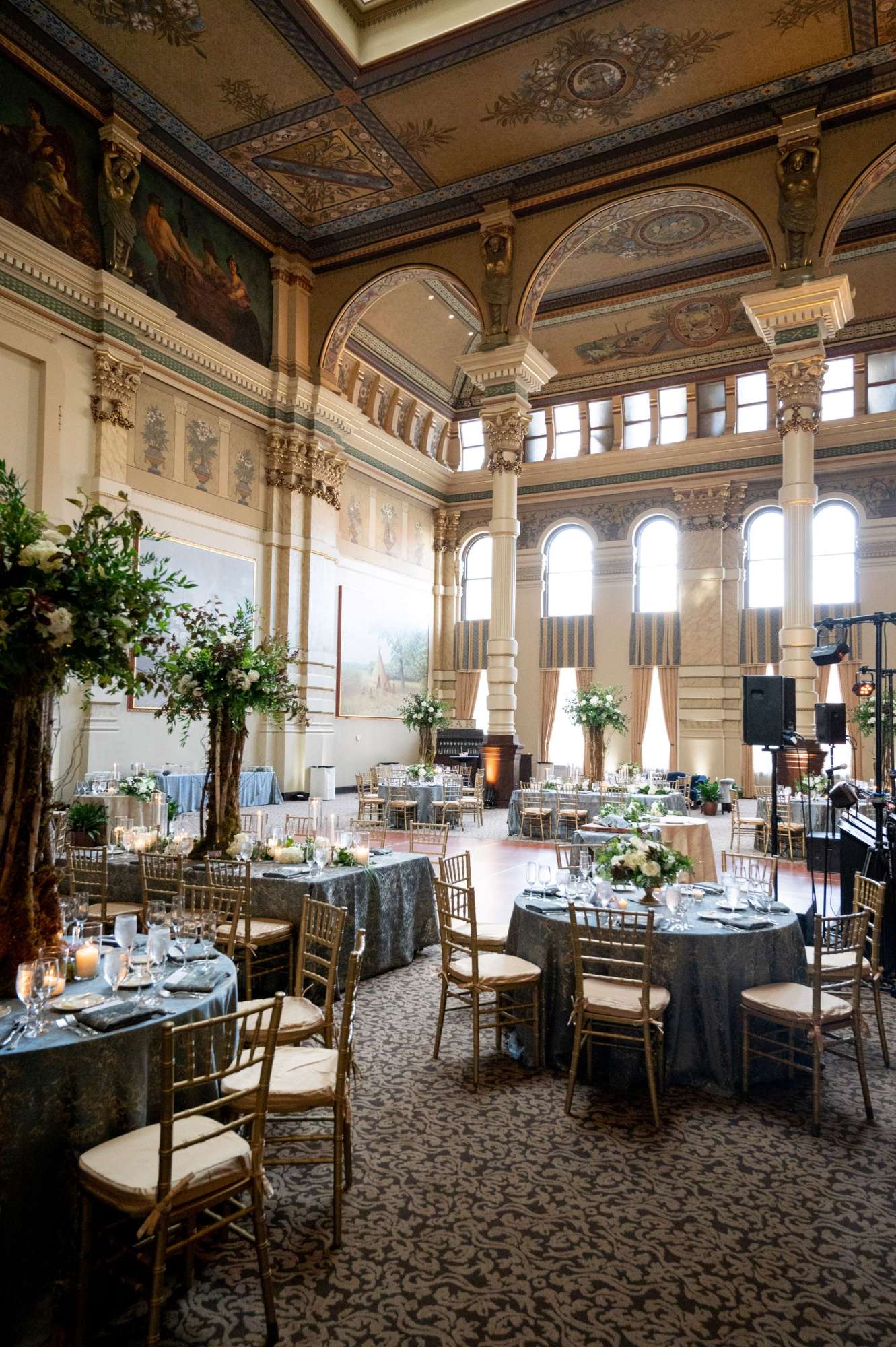 Milwaukee Wedding at Sanger House Gardens and the Grain Exchange