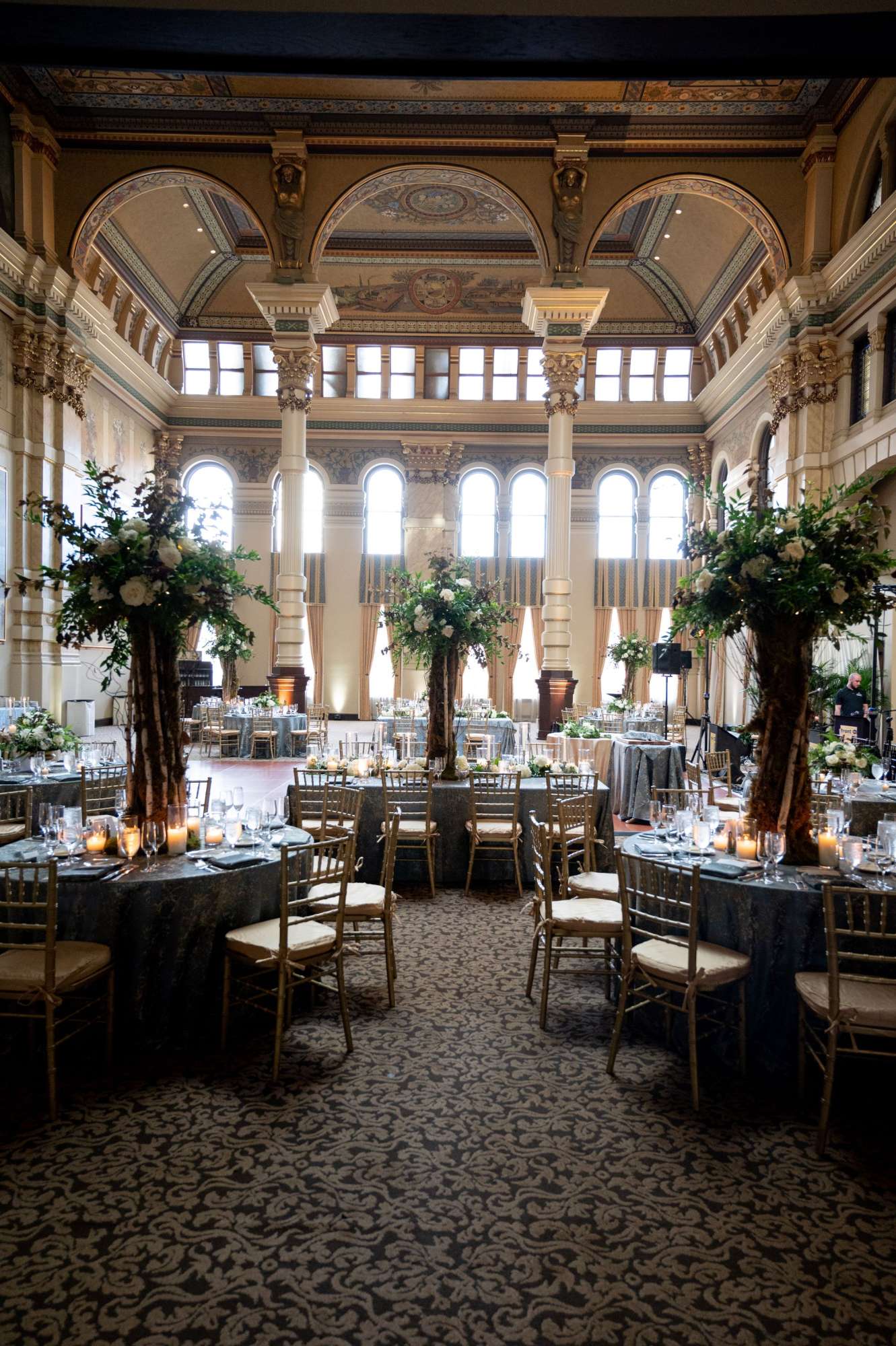 Milwaukee Wedding at Sanger House Gardens and the Grain Exchange