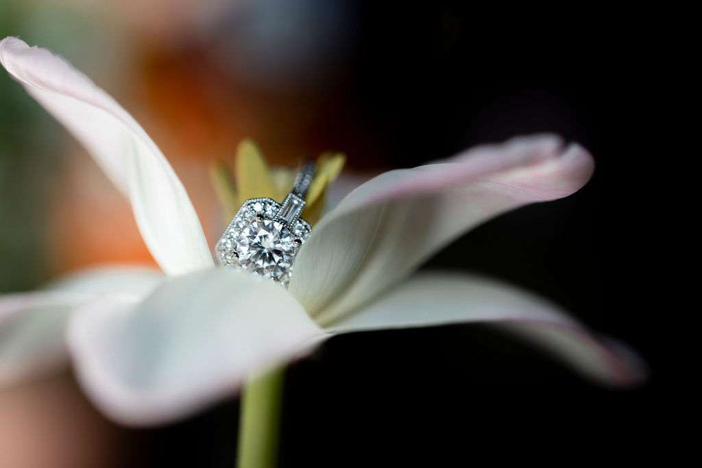Antique looking silver wedding ring from Craig Husar.