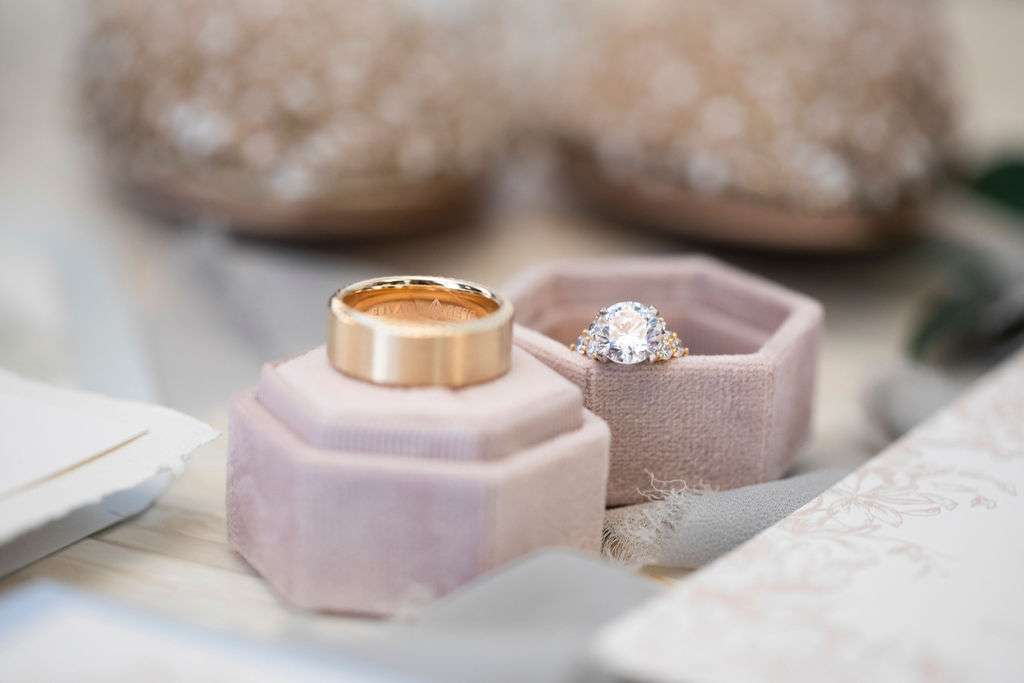 Mens and womens gold wedding rings from Craig Husar.