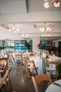 The Starling Milwaukee offers great lighting for wedding reception and dance