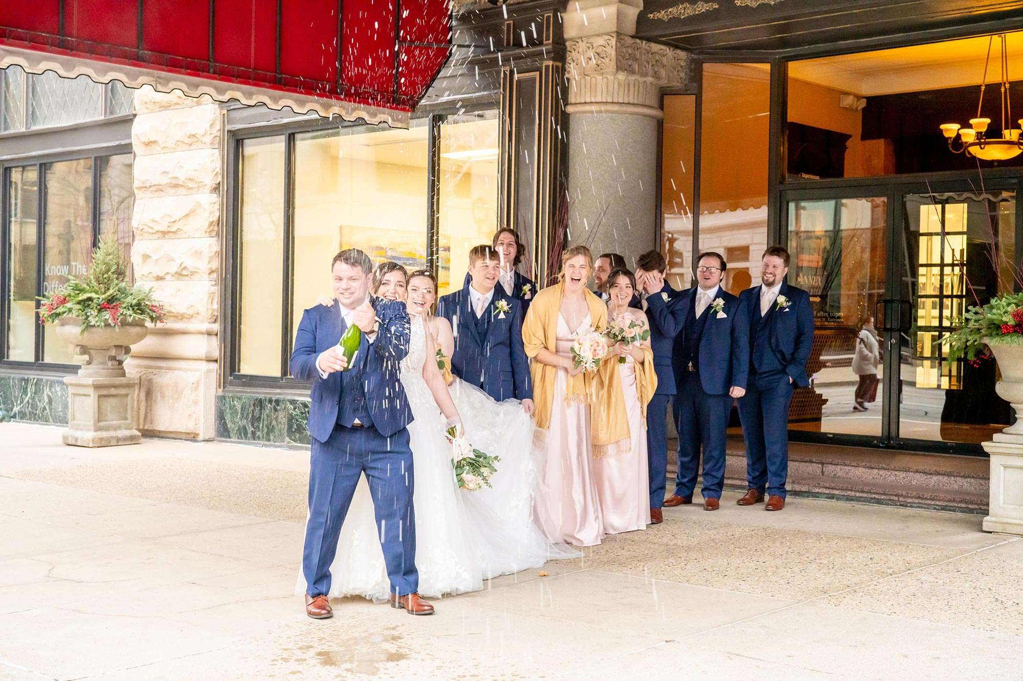 A Pretty in Pink Wedding at The Pfister Hotel