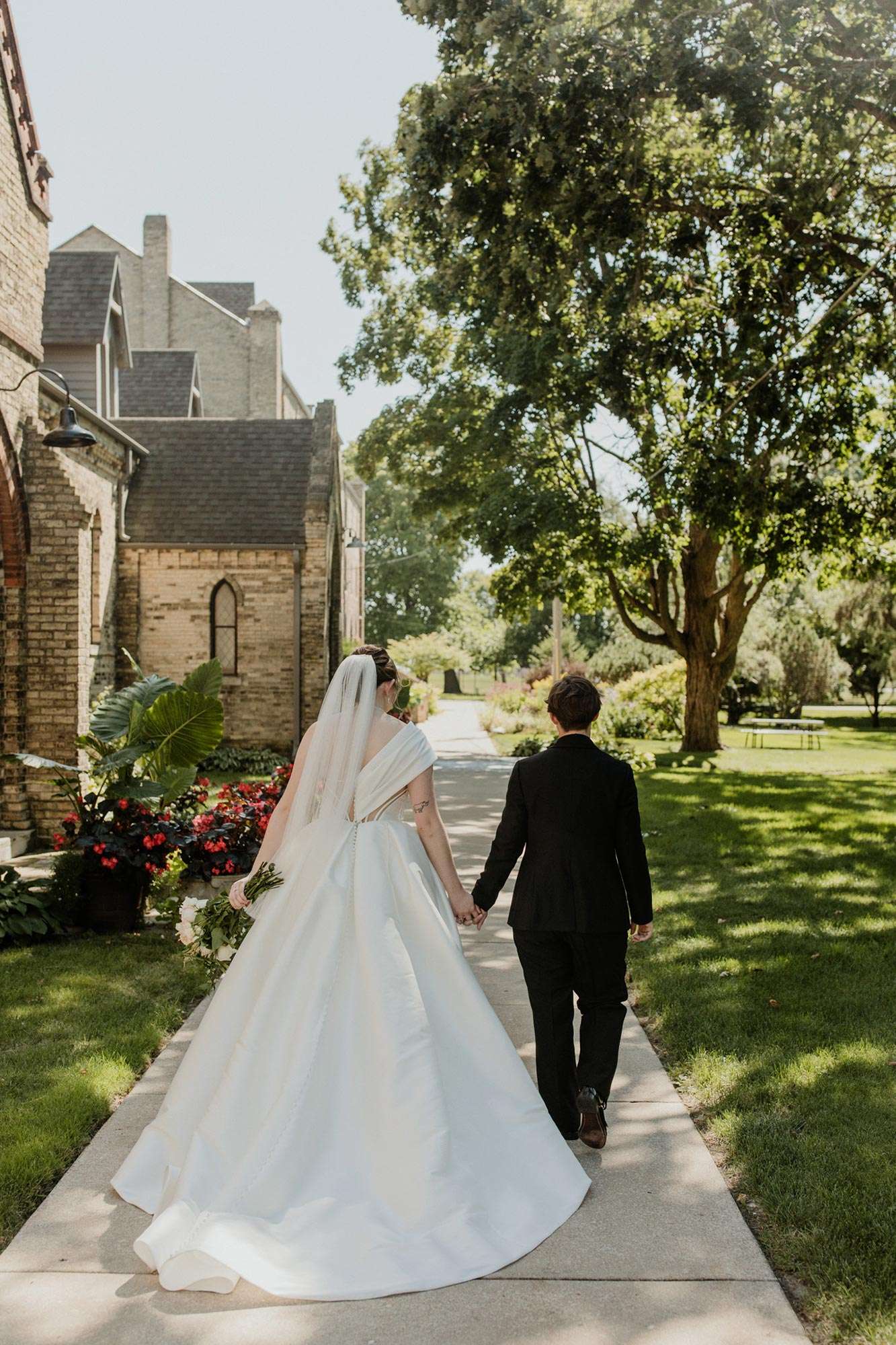 Dusty Rose and Emerald Green Wedding at The DeKoven Center