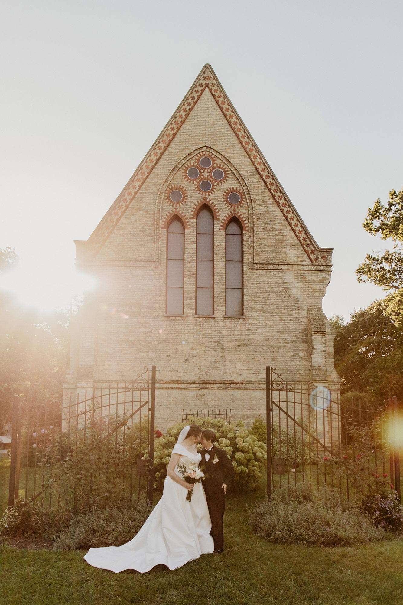 Dusty Rose and Emerald Green Wedding at The DeKoven Center