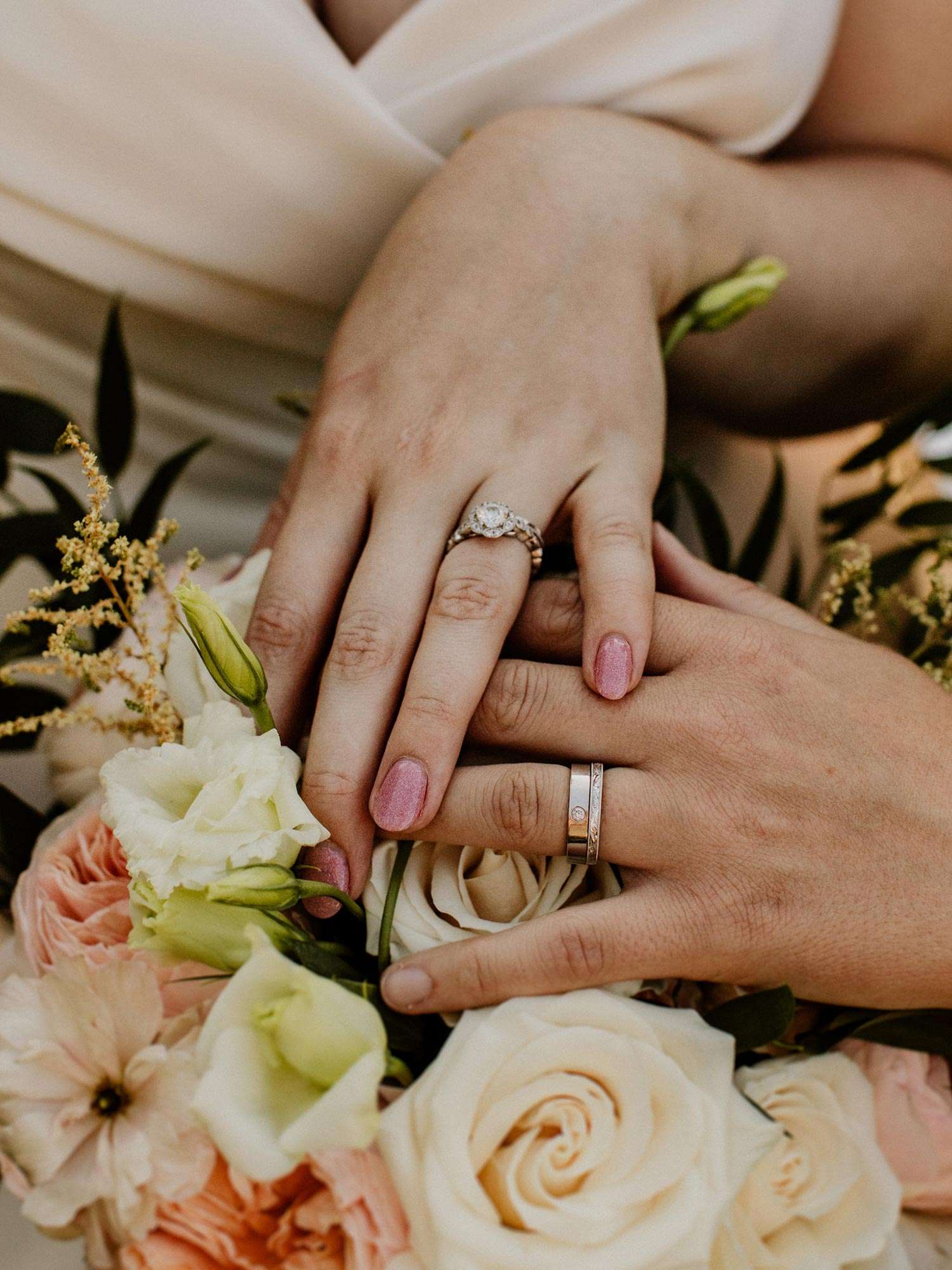 Dusty Rose and Emerald Green Wedding at The DeKoven Center