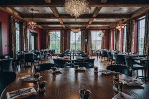 I.d. at the Delafield Hotel is known as Wisconsin's most beautiful restaurant with seating up to 50 people.