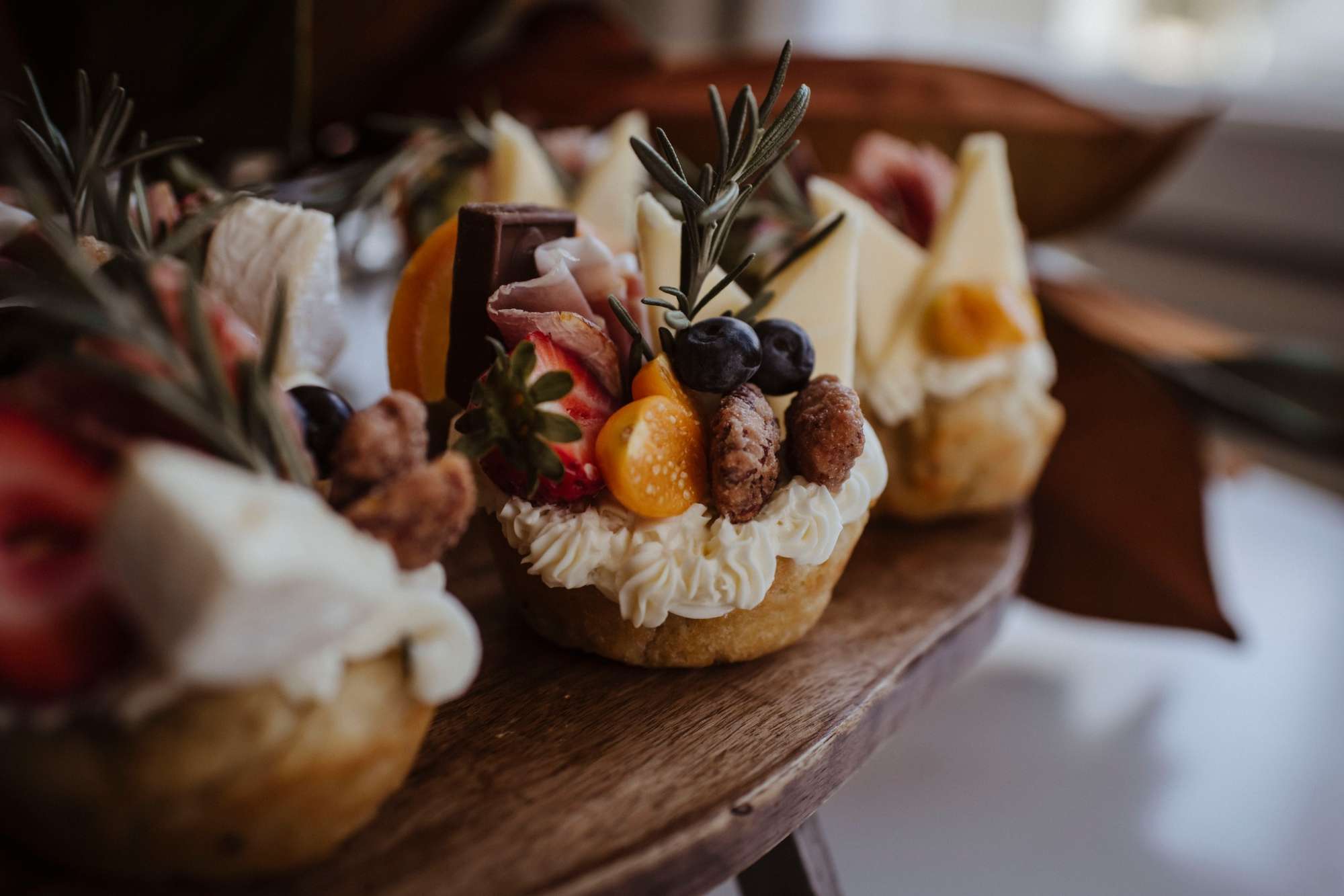 charcuterie cups crafted by the talented Grazing Olive