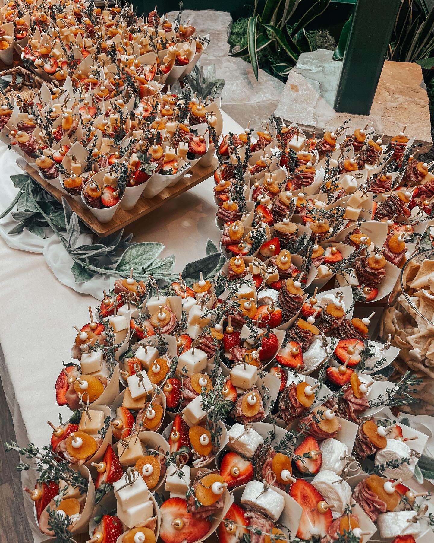 beautiful charcuterie catering by The Grazing Olive