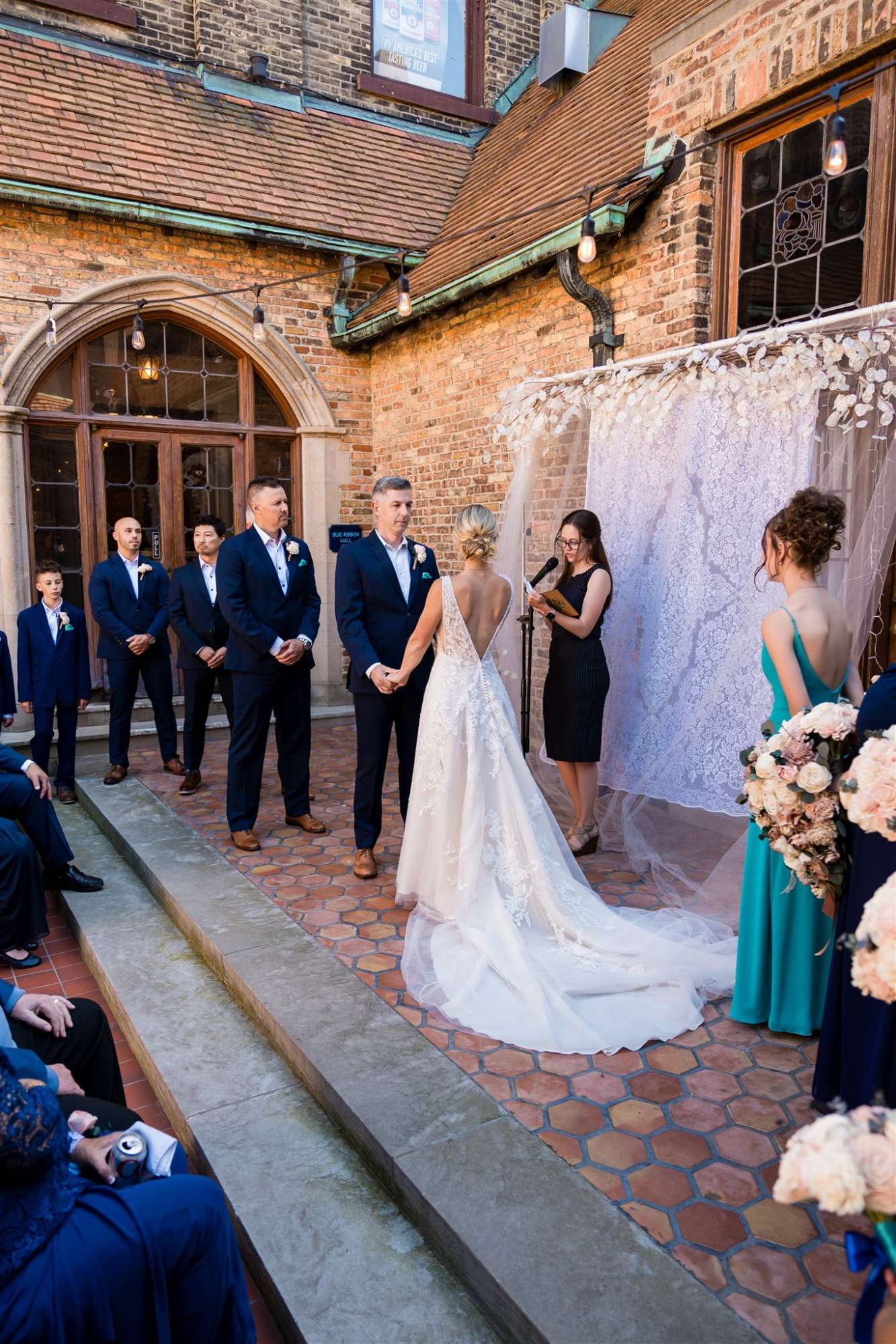 Brittany of Jonathans Portraits gets married at Best Place Pabst Milwaukee.