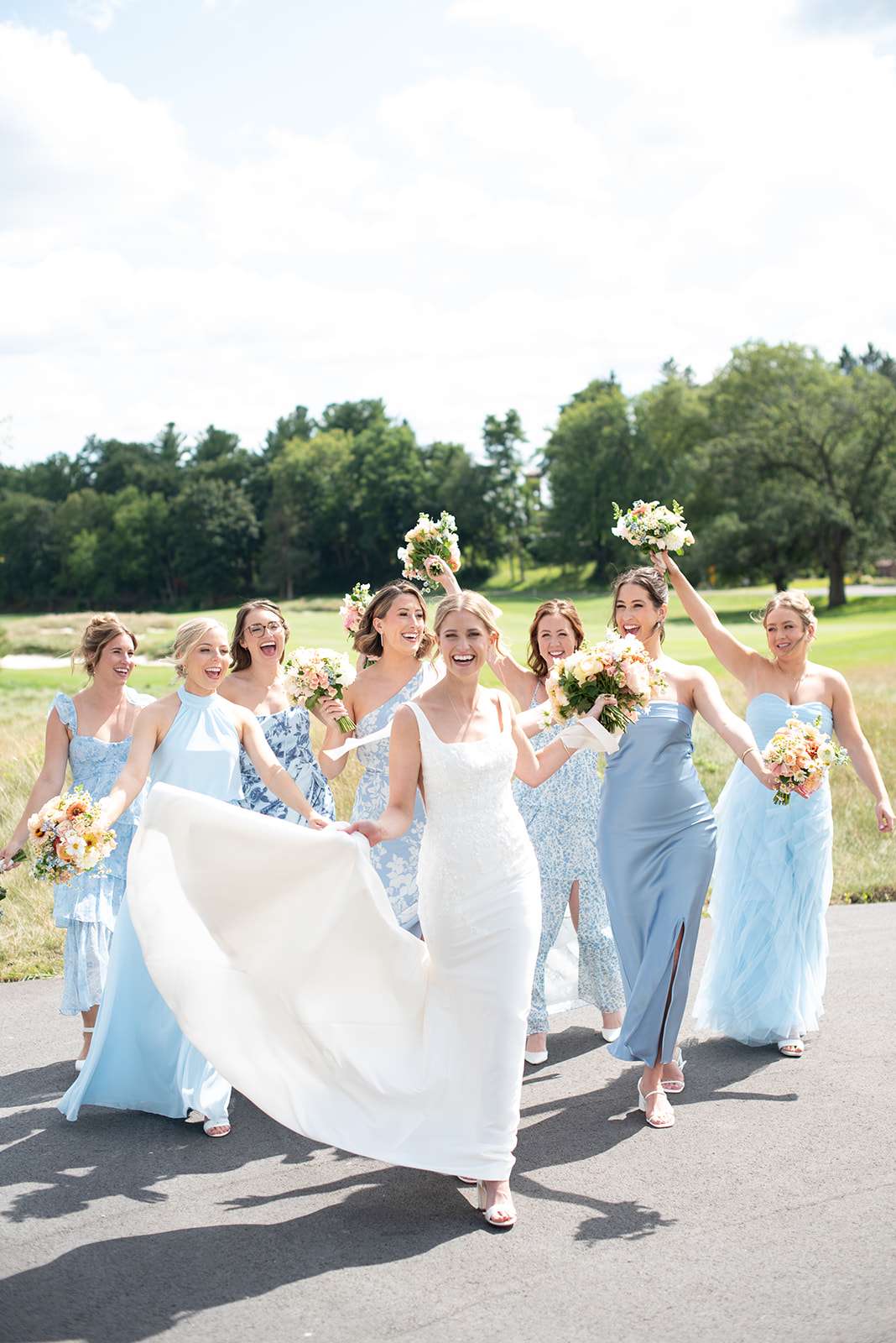 A Garden Wedding at The Carriage House at Lac La Belle