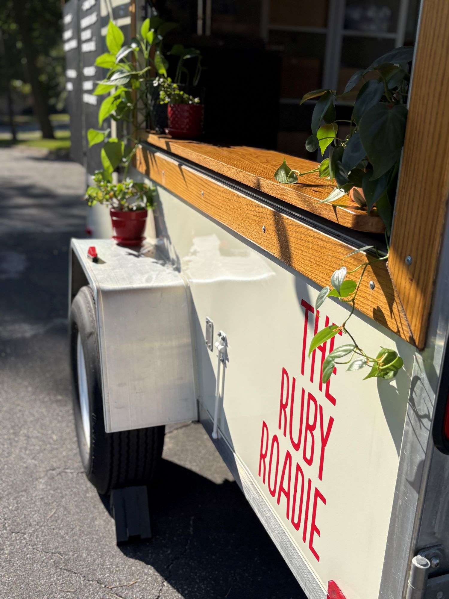 The Ruby Tap's mobile Ruby Roadie trailer brings a full-service wine and snack experience directly to your special event.