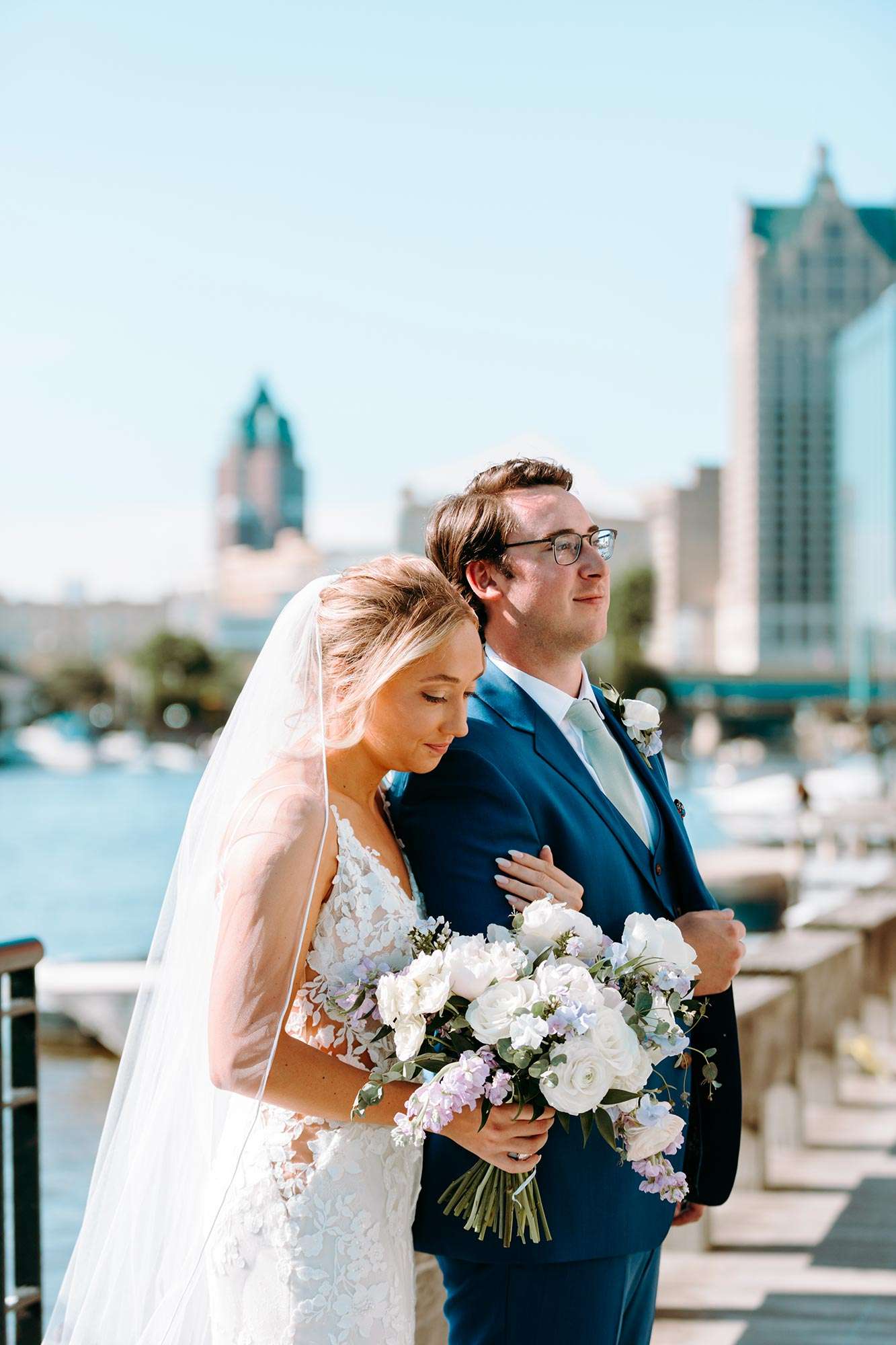 A Navy and Sage Wedding at The Factory on Barclay