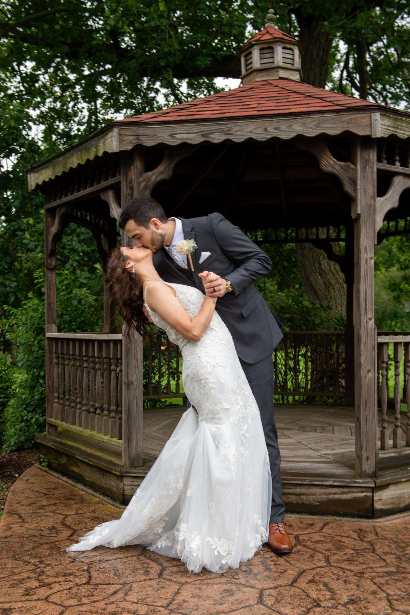 A Bit of Rustic for a Chandelier Ballroom Wedding