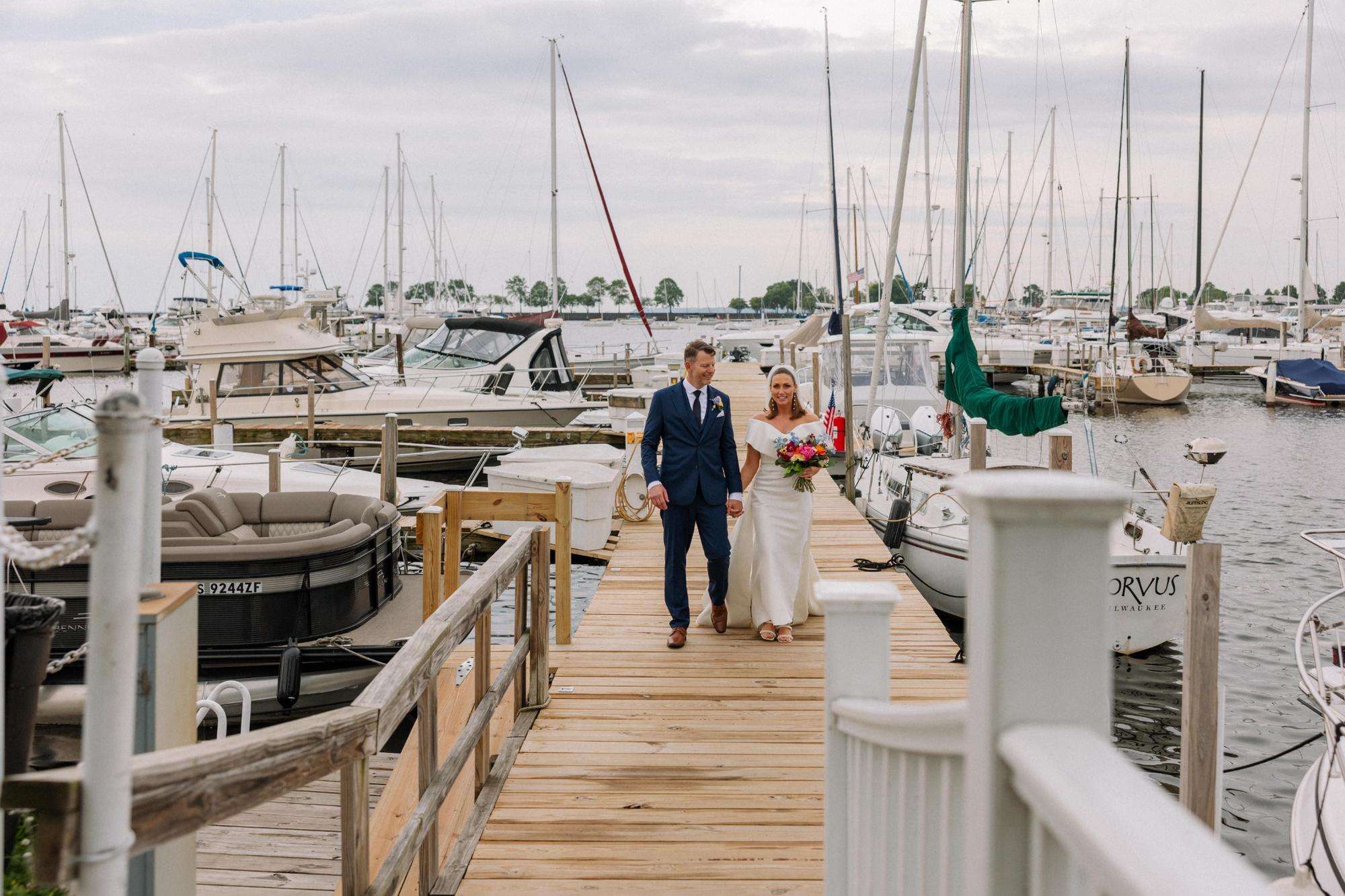 A Color Me Pretty – Milwaukee Yacht Club Wedding
