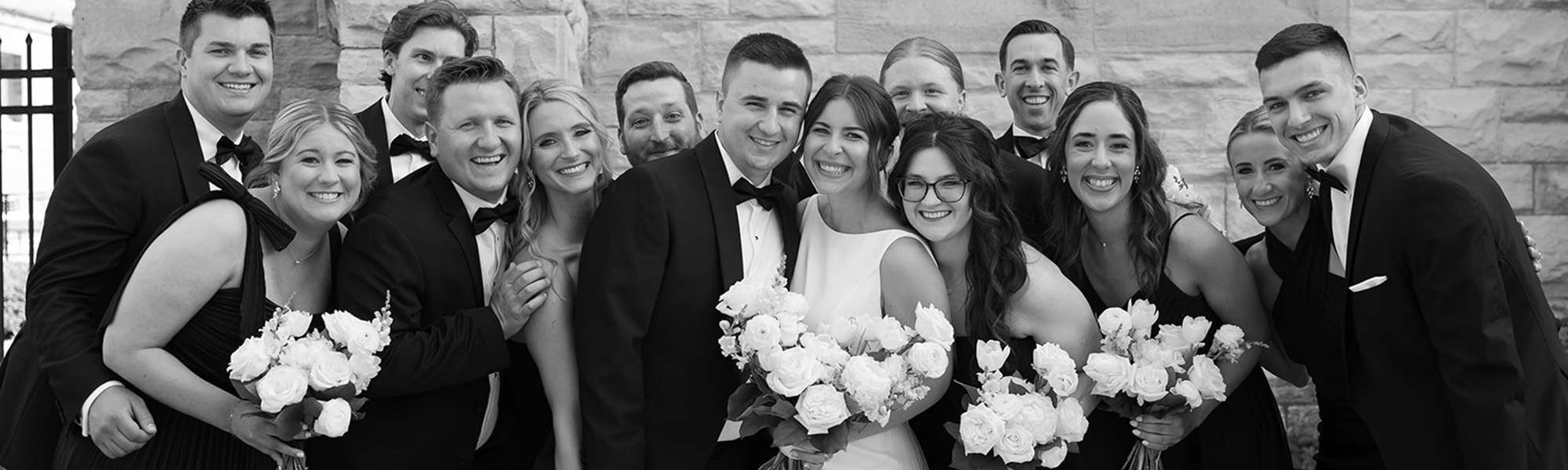 A Timeless, Black and White Milwaukee Wedding at St. James 1868