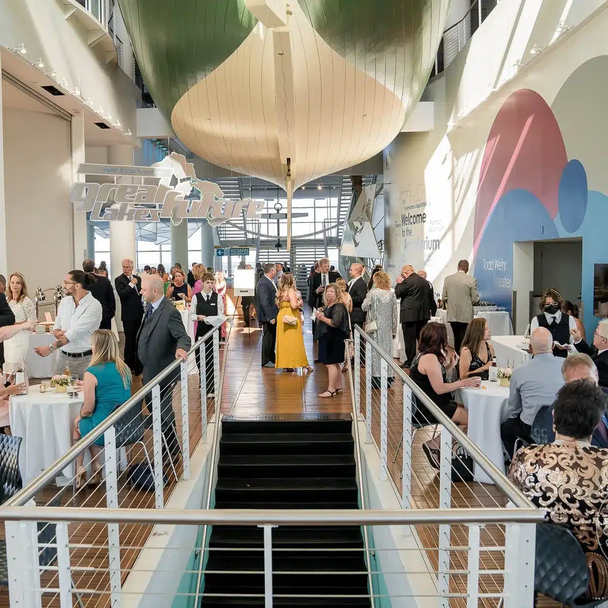 Unique wedding venue downtown Milwaukee, Discovery World.