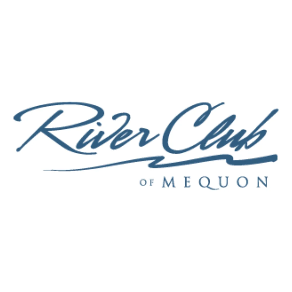 Logo for River Club of Mequon Golf Course. River Club of Mequon