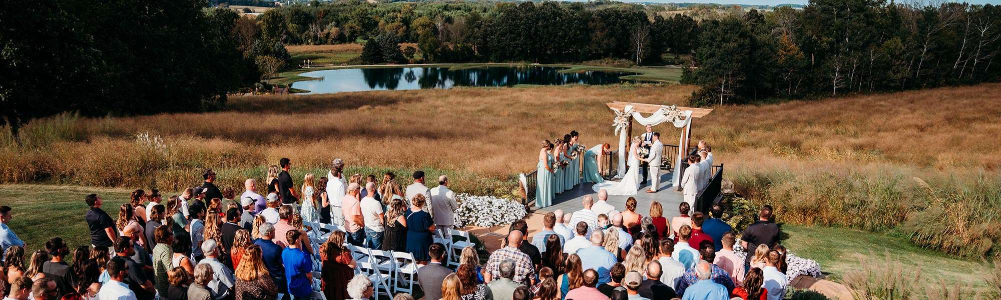 Tan and Sage Wedding at Milford Hills Hunt Club